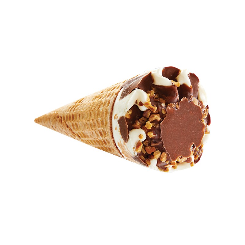 Le traditionnel cornet à la crème glacée Vanille de Madagascar