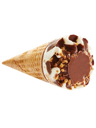 Le traditionnel cornet à la crème glacée Vanille de Madagascar