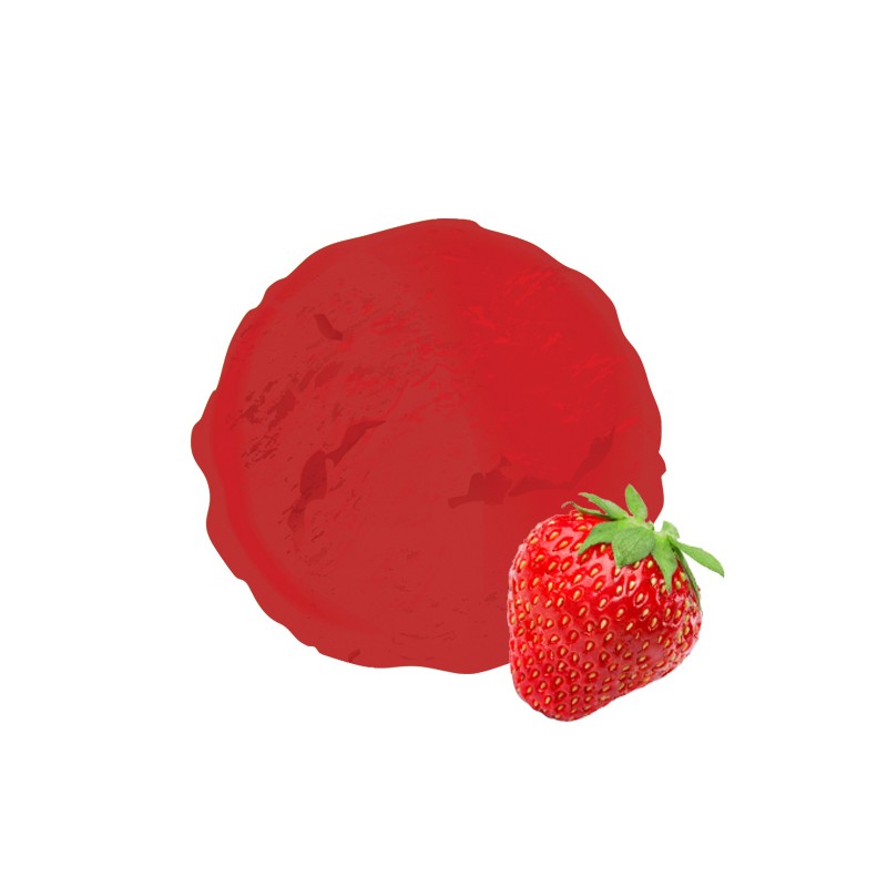 Un sorbet plein fruit à la Fraise