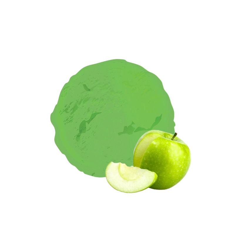 Un sorbet qui contient 70% de pomme verte