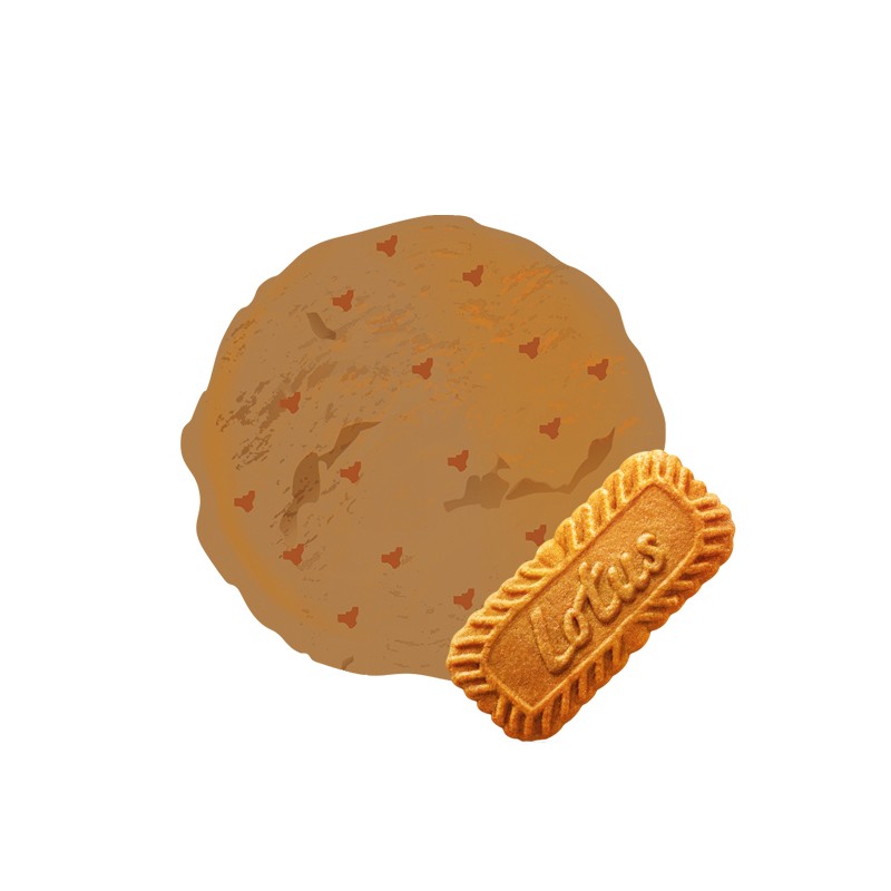 Le goût unique du spéculoos dans une crème glacée gourmande