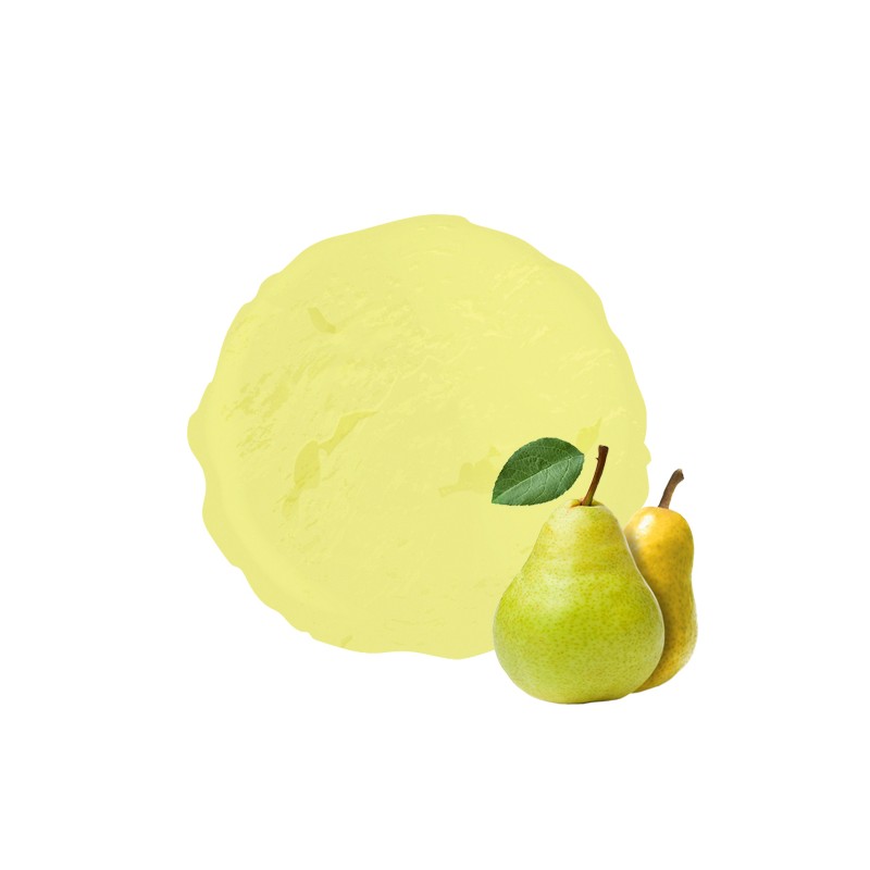 Sorbet poire avec morceaux de chez vandencasteele