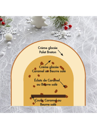La bûche bretonne en 12 parts