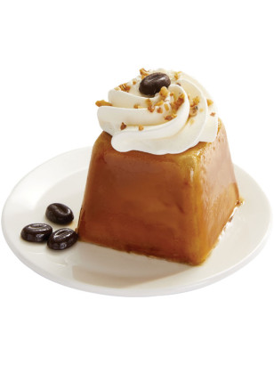 Un gâteau glacé individuel café praliné