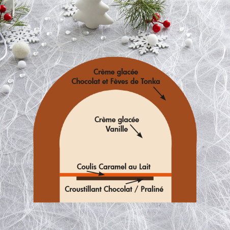 Bûche Choco'Tonka