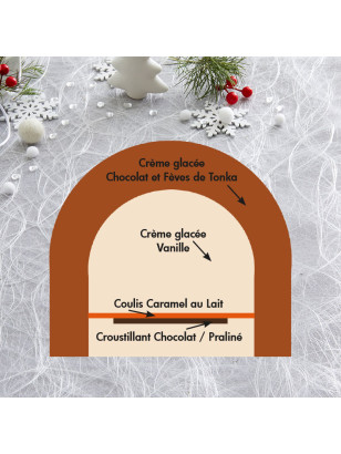Bûche Choco'Tonka