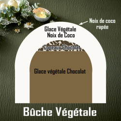 Bûche Choco Coco 6/8 parts
