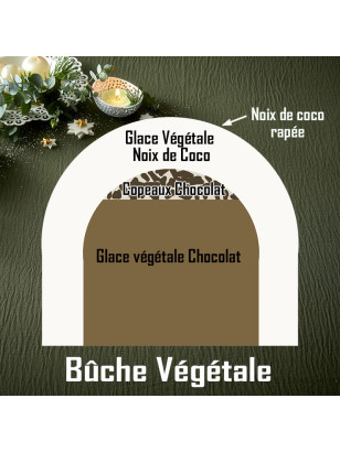 Bûche Choco Coco 6/8 parts
