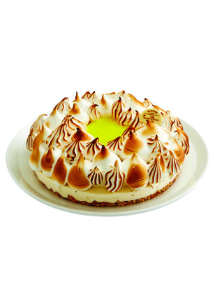 Tarte citron meringuée glacée – Dessert 10 parts | Van Den Casteele