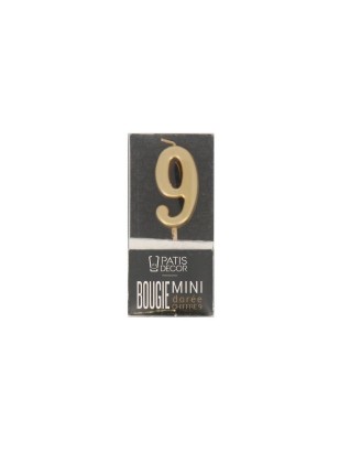 Bougie chiffre 8 pour gâteau d'anniversaire Van Den Casteele