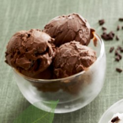 Glace Végétale au Chocolat Noir avec Éclats de Chocolat - Van Den Casteele