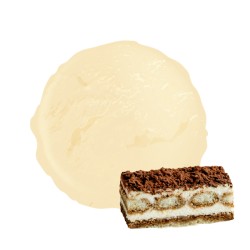 Le célèbre gâteau italien dans une crème glacée