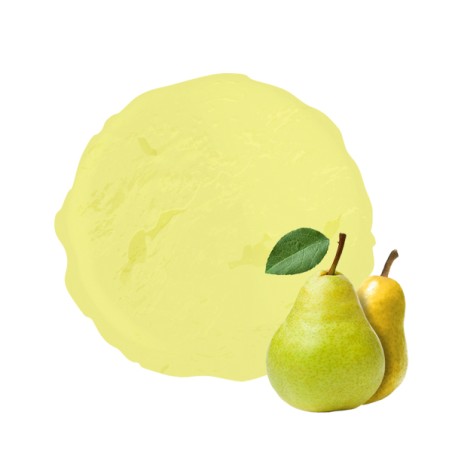 Sorbet avec le bon goût de la poire pour vos desserts