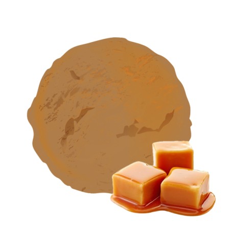 Crème glacée au caramel beurre salé artisanale
