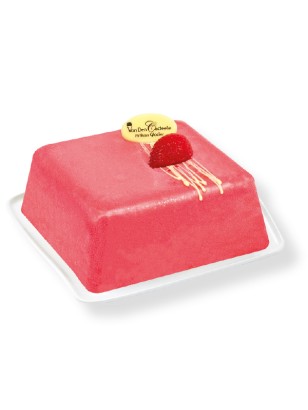 sorbet fraise, crème glacée vanille Madagascar, dessert glacé, gâteau meringue, gâteau Van Den Casteele