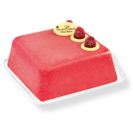 Notre gâteau à la framboise version glacée