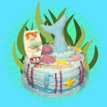 Gâteau Sirène